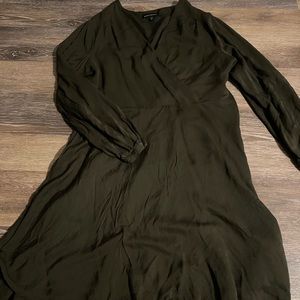 Olive Banana Republic Formal Dress